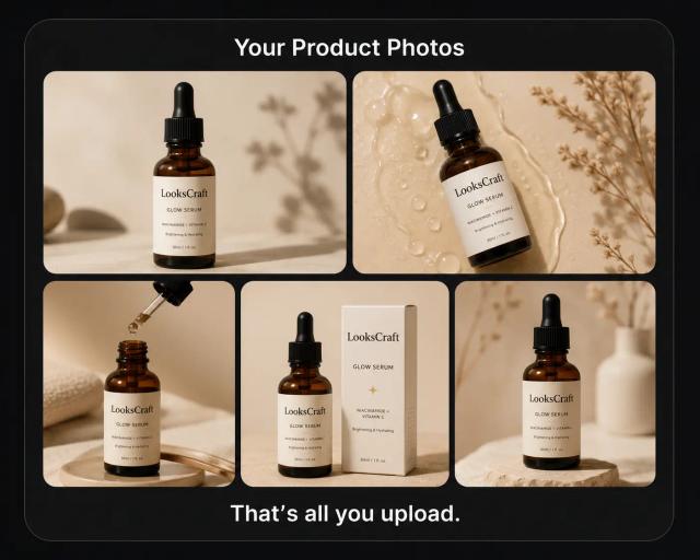 Product photo or brief